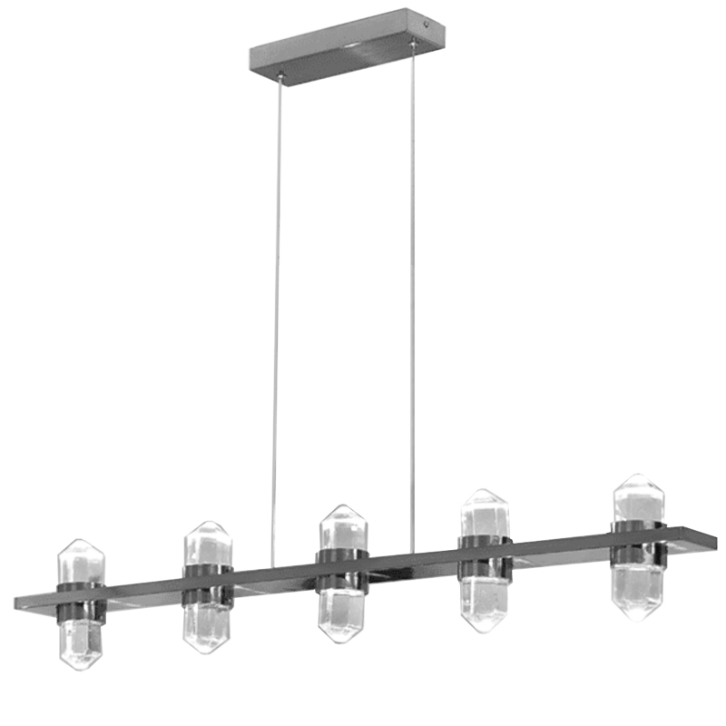 Люстра large Crystal Line Chromium Хром Прозрачный Люстра large Crystal Line Chromium Хром Прозрачный в Барнауле | Loft Concept