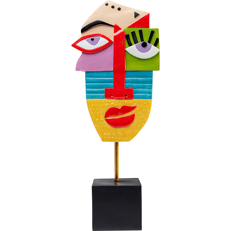 Арт-объект Разноцветное Лицо в абстрактном стиле на подставке Multicolored Abstract Face Мульти Арт-объект Разноцветное Лицо в абстрактном стиле на подставке Multicolored Abstract Face Мульти в Барнауле | Loft Concept