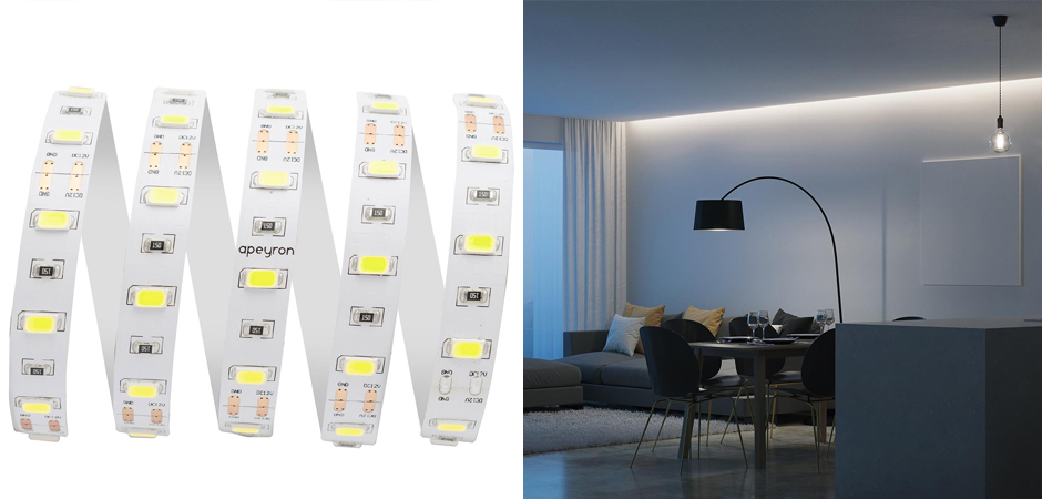 Светодиодная лента 9,6W/m 60LED/m 5630SMD холодный белый 3M Светодиодная лента 9,6W/m 60LED/m 5630SMD холодный белый 3M - Loft-Concept в Барнауле