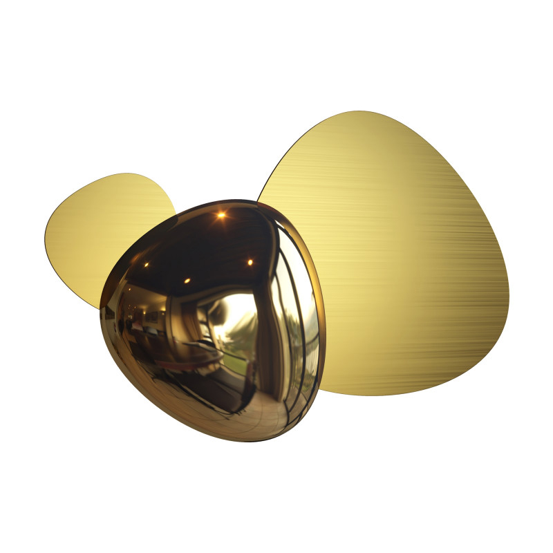 Бра Gold Matt & Gloss 1 Глянцевое золото матовое золото Бра Gold Matt & Gloss 1 Глянцевое золото матовое золото в Барнауле | Loft Concept