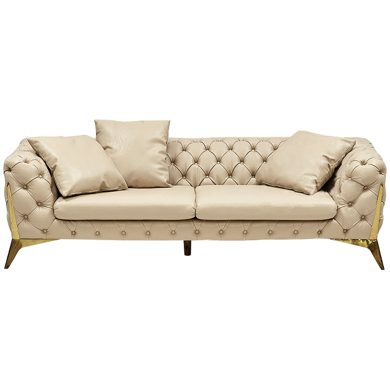 Диван Bramwell Sofa Кремовый Золотой Диван Bramwell Sofa Кремовый Золотой в Барнауле | Loft Concept