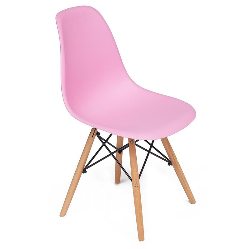 Стул DSW pink Розовый Древесина Стул DSW pink Розовый Древесина в Барнауле | Loft Concept