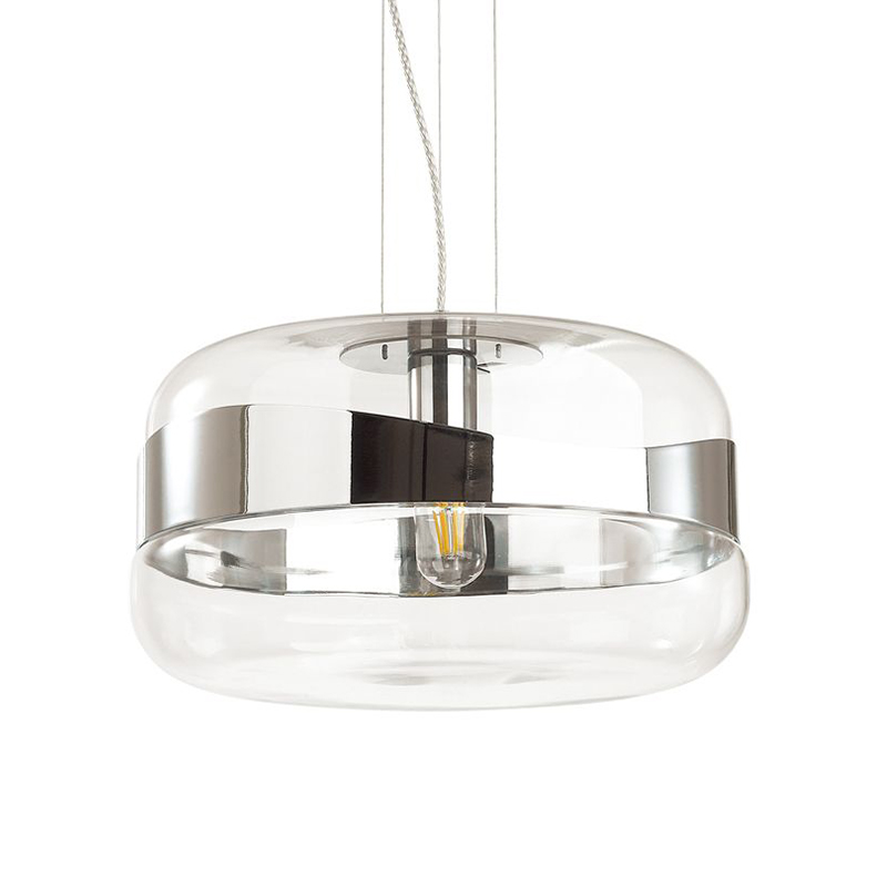 Люстра Igon Chrome Lamp Прозрачный Хром в Барнауле | Loft Concept 