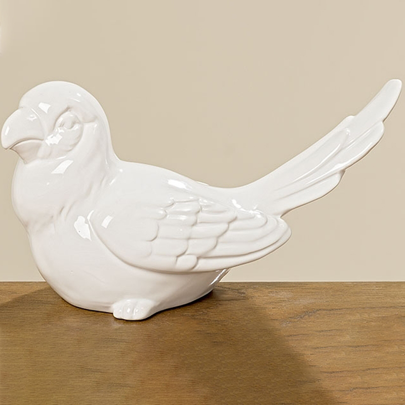 Статуэтка White Parrot Figurine Белый Статуэтка White Parrot Figurine Белый в Барнауле | Loft Concept