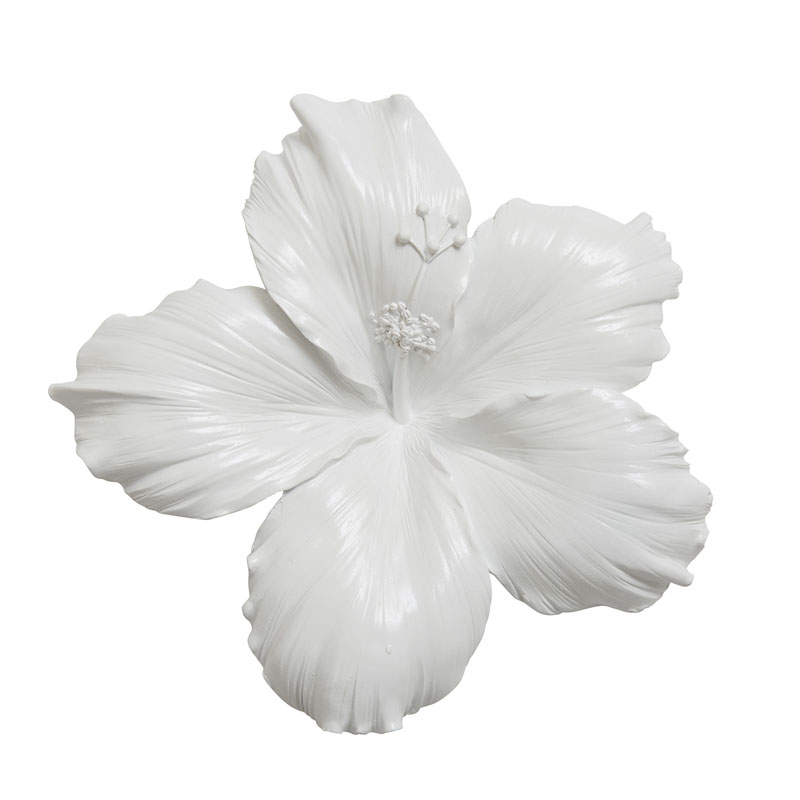 Аксессуар на стену Decor Flowers Hibiscus Белый Аксессуар на стену Decor Flowers Hibiscus Белый в Барнауле | Loft Concept