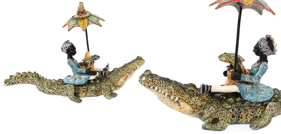 Статуэтка Crocodile Rider Статуэтка Crocodile Rider - Loft-Concept в Барнауле