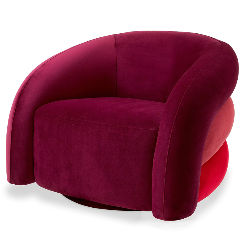 Кресло Eichholtz Chair Novelle Bordeaux Red Velvet Бургундский красный Коралловый Красный Кресло Eichholtz Chair Novelle Bordeaux Red Velvet Бургундский красный Коралловый Красный в Барнауле | Loft Concept
