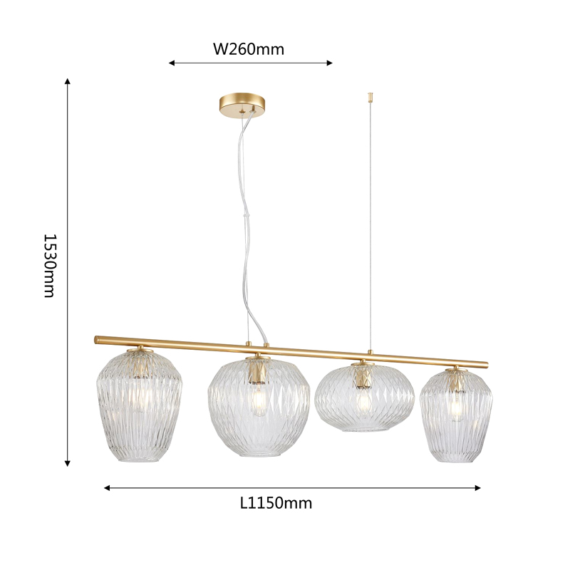 Люстра Foscarini c Прозрачными Плафонами Люстра Foscarini c Прозрачными Плафонами в Барнауле