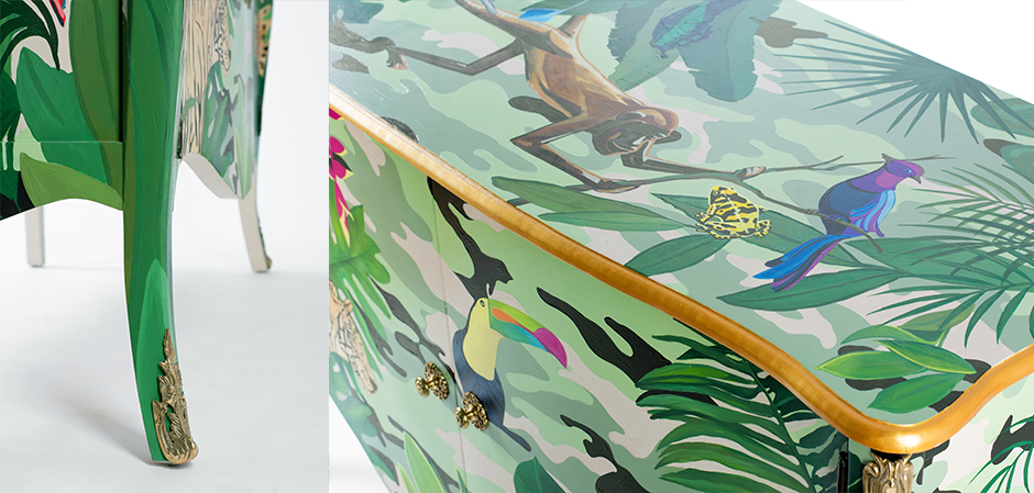 Комод L.XV DRESSER Flowers Jungle Комод L.XV DRESSER Flowers Jungle - Loft-Concept в Барнауле