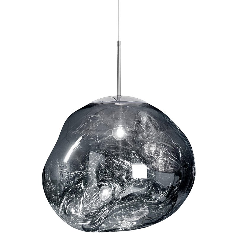 Подвесной светильник Tom Dixon Melt Pendant Silver Серый Серебряный Подвесной светильник Tom Dixon Melt Pendant Silver Серый Серебряный в Барнауле | Loft Concept