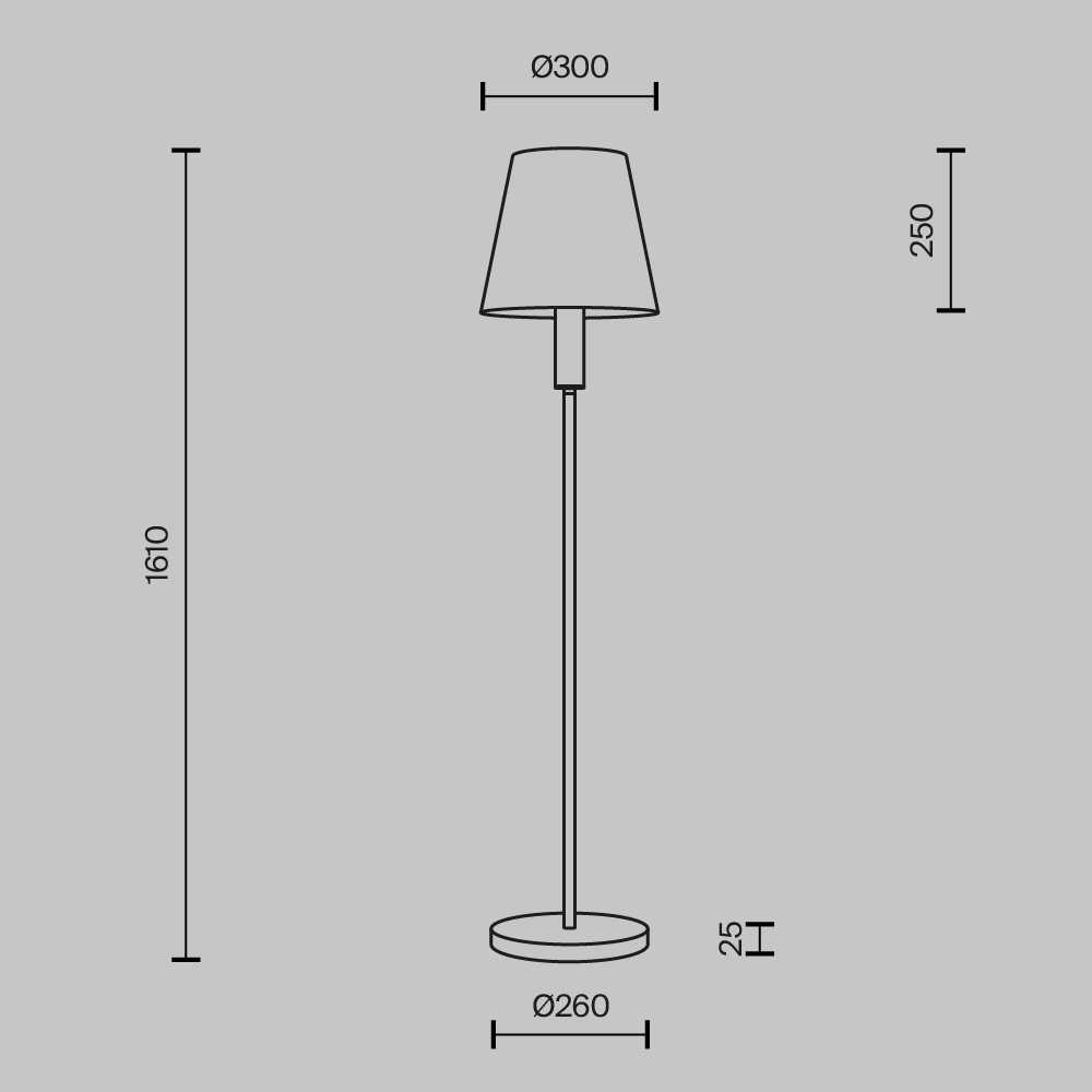 Напольный светильник Lira E27 в Барнауле