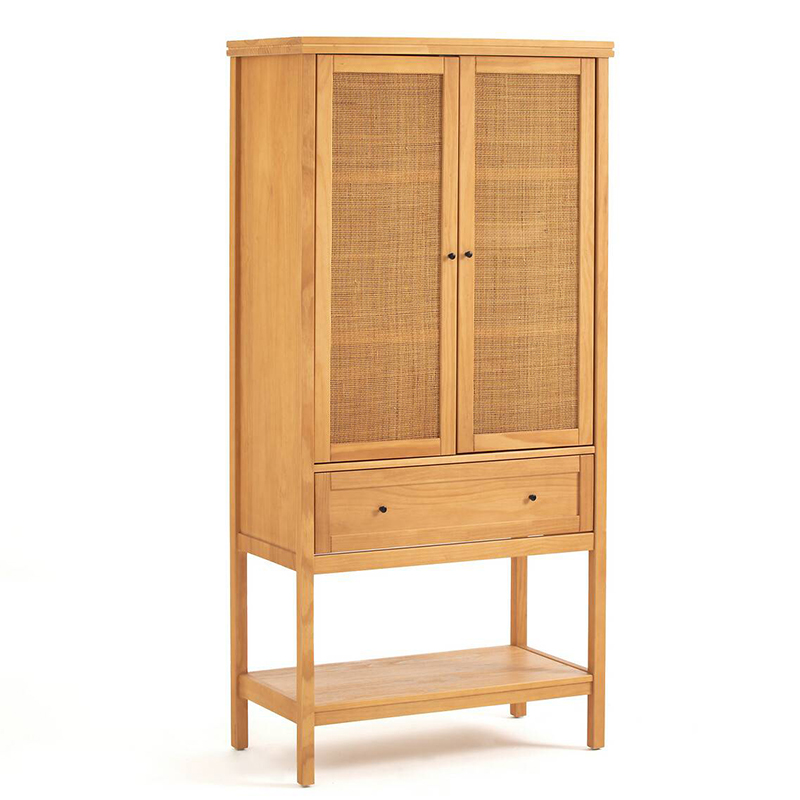 Шкаф Niels Wicker Cupboard 2 Doors Светлый дуб Шкаф Niels Wicker Cupboard 2 Doors Светлый дуб в Барнауле | Loft Concept