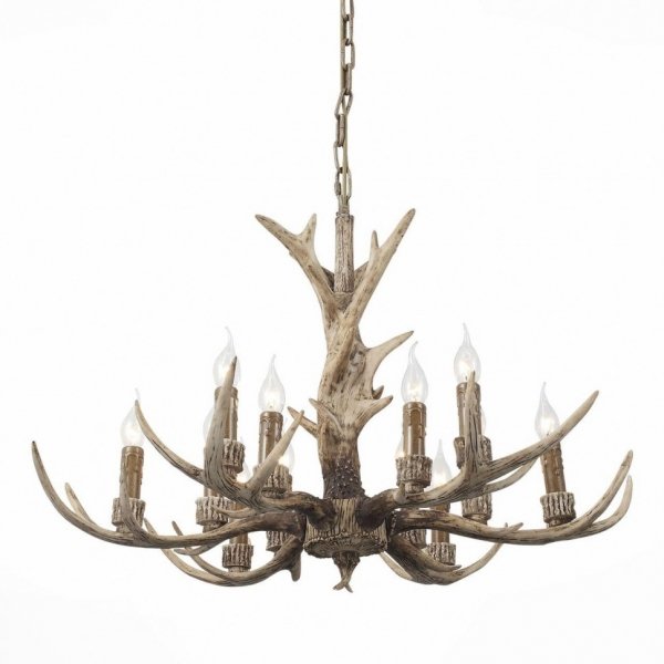 Люстра Hornland Chandelier 12 Коричневый Люстра Hornland Chandelier 12 Коричневый в Барнауле | Loft Concept