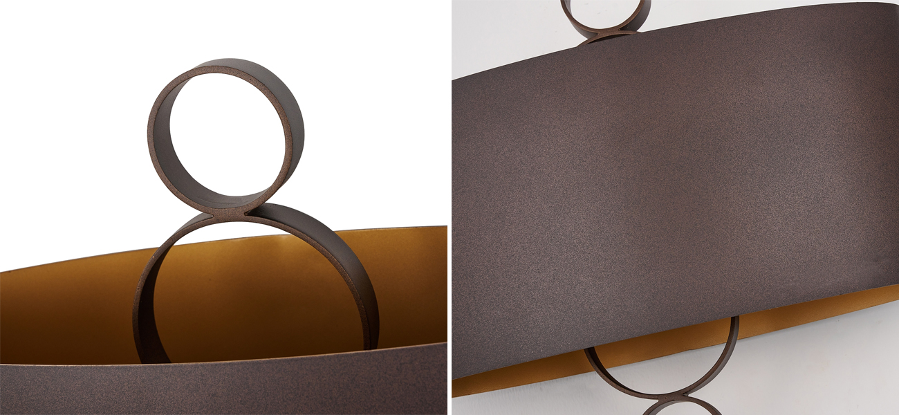 Золотисто-коричневое бра Saturn - фото №1