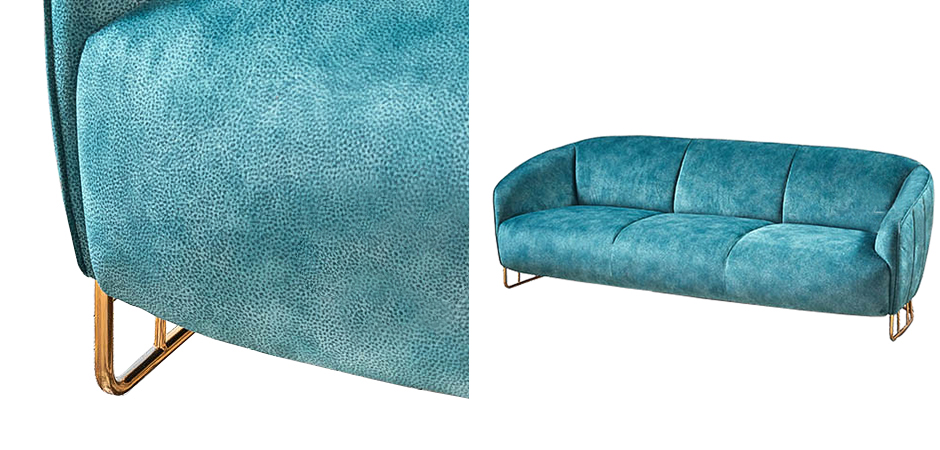 Диван Turquoise Ripples Sofa Диван Turquoise Ripples Sofa - Loft-Concept в Барнауле