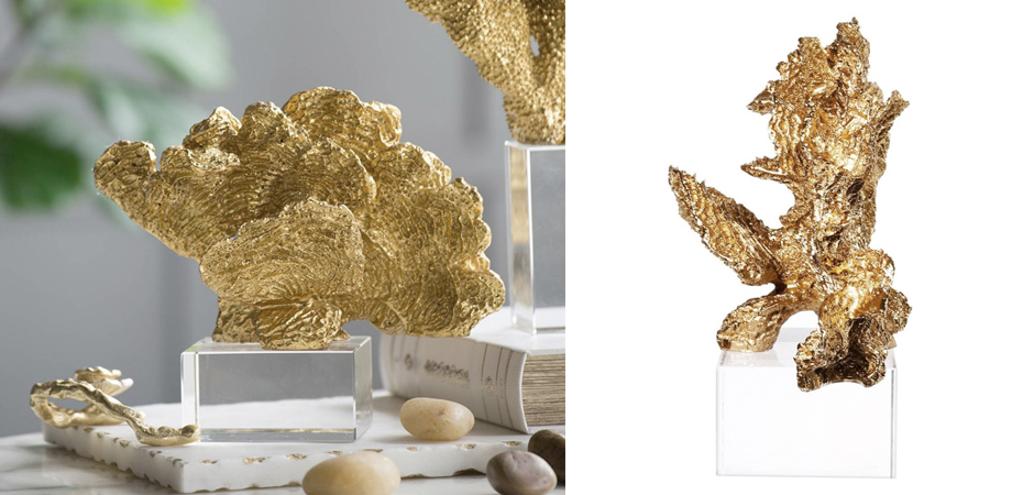 Статуэтка Gold Coral Fan Статуэтка Gold Coral Fan - Loft-Concept в Барнауле