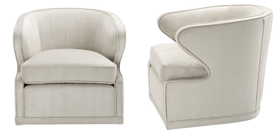 Кресло Eichholtz Chair Dorset Pebble Grey Кресло Eichholtz Chair Dorset Pebble Grey - Loft-Concept в Барнауле