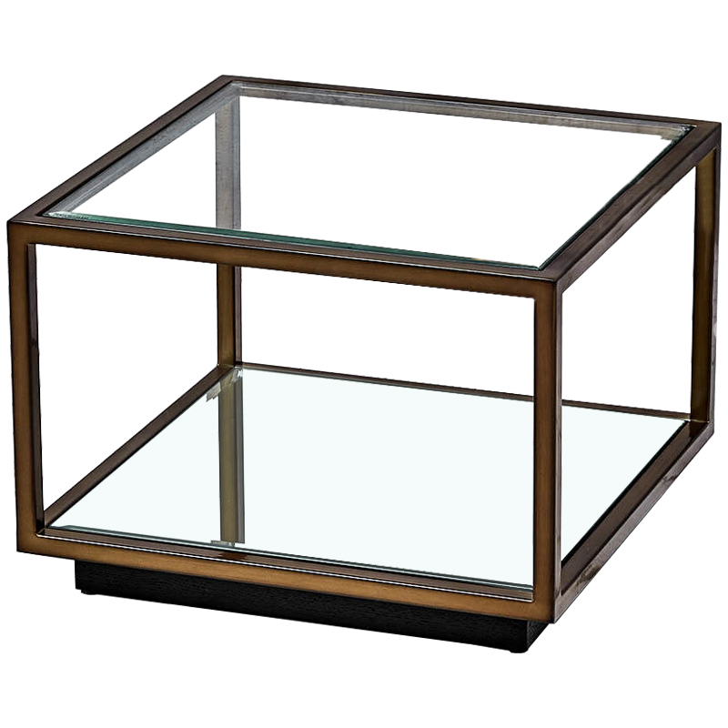 Кофейный стол Transparent Cube 35 Прозрачный Темная бронза Кофейный стол Transparent Cube 35 Прозрачный Темная бронза в Барнауле | Loft Concept