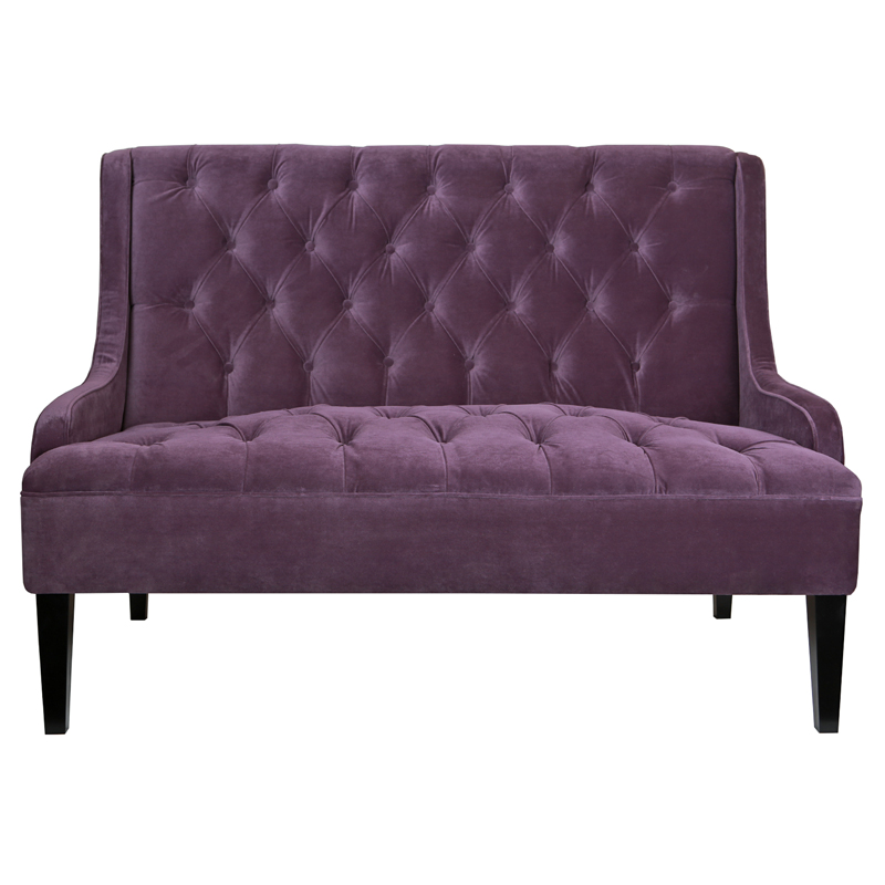 Диван Folket Sofa velour violet Фиолетовый Диван Folket Sofa velour violet Фиолетовый в Барнауле | Loft Concept