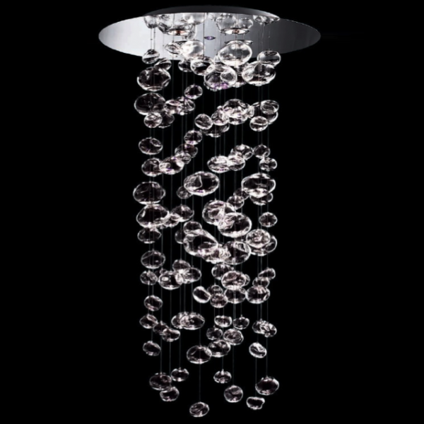 Люстра Murano Bubble Glass Chandelier Suspension Хром Люстра Murano Bubble Glass Chandelier Suspension Хром в Барнауле | Loft Concept