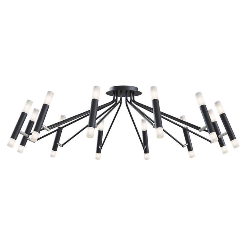 Потолочная люстра Arnaut Chandelier 24 Черный Потолочная люстра Arnaut Chandelier 24 Черный в Барнауле | Loft Concept