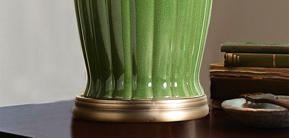 Настольная керамическая лампа Water Lily Настольная керамическая лампа Water Lily - Loft-Concept в Барнауле