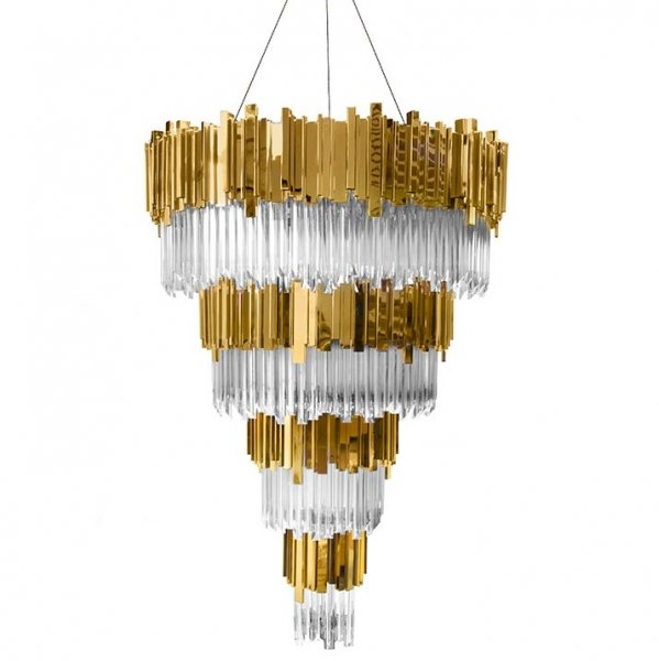 Люстра Luxxu by Covet Lounge EMPIRE Suspension Глянцевое золото Прозрачное Стекло Люстра Luxxu by Covet Lounge EMPIRE Suspension Глянцевое золото Прозрачное Стекло в Барнауле | Loft Concept