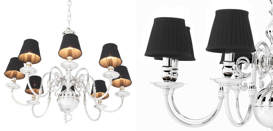 Люстра Eichholtz Chandelier Bourbon Nickel - Loft-Concept в Барнауле