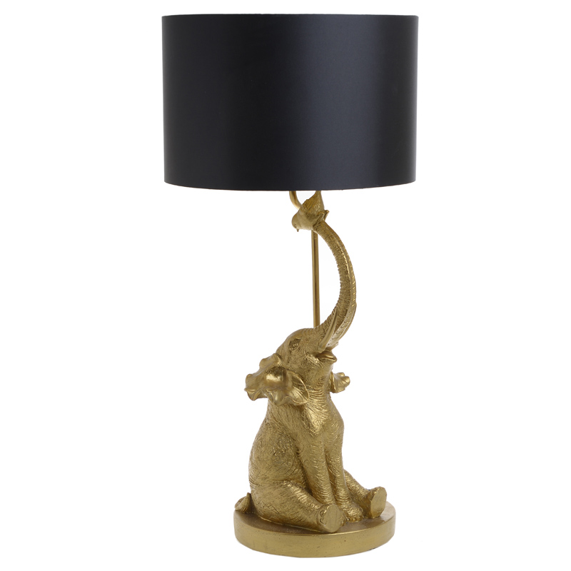 Настольная лампа Cheerful Elephant Table lamp Золотой Черный Настольная лампа Cheerful Elephant Table lamp Золотой Черный в Барнауле | Loft Concept