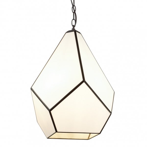 Люстра Geometry Glass Light Pendant Milk 4 Молочный Люстра Geometry Glass Light Pendant Milk 4 Молочный в Барнауле | Loft Concept