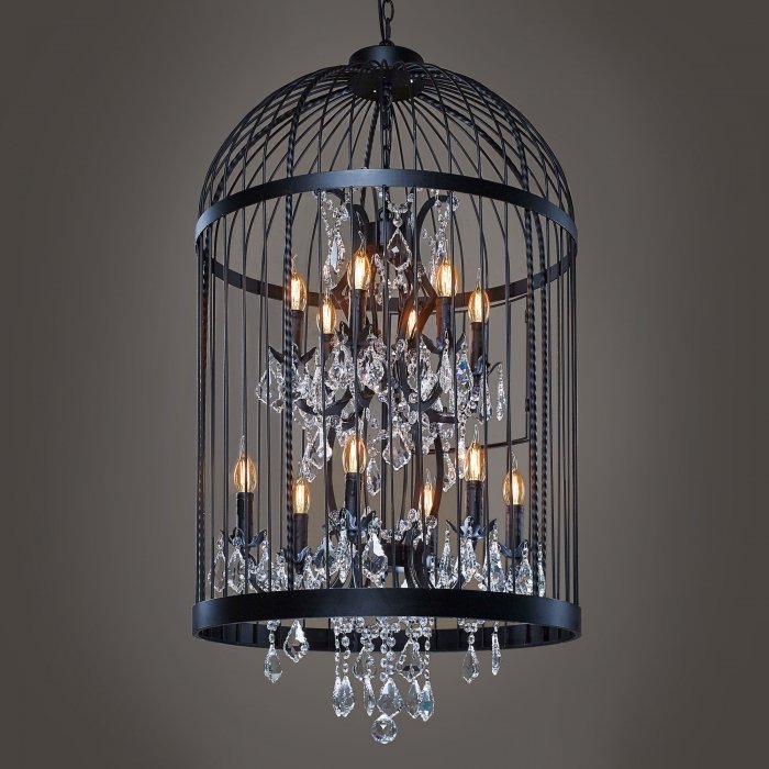 Люстра Steampunk Birdcage Chandelier 60 black Черный Люстра Steampunk Birdcage Chandelier 60 black Черный в Барнауле | Loft Concept