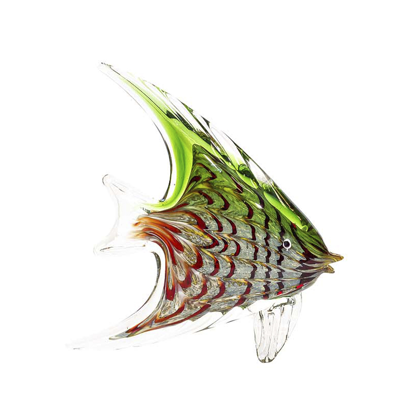 Статуэтка Glass Fish Red-Green Мульти Статуэтка Glass Fish Red-Green Мульти в Барнауле | Loft Concept
