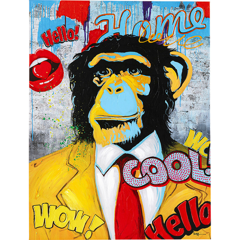 Картина Monkey multicolor Мульти Картина Monkey multicolor Мульти в Барнауле | Loft Concept