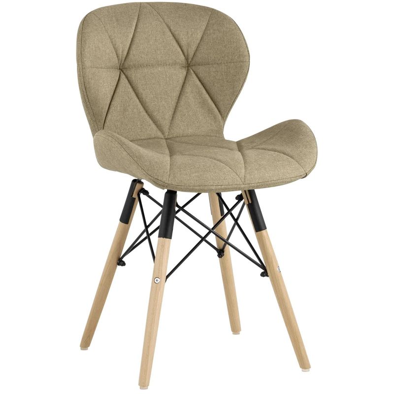 Стул Jeroen Chair Рогожка Коричневый Цвет Коричневый Древесина Черный Стул Jeroen Chair Рогожка Коричневый Цвет Коричневый Древесина Черный в Барнауле | Loft Concept