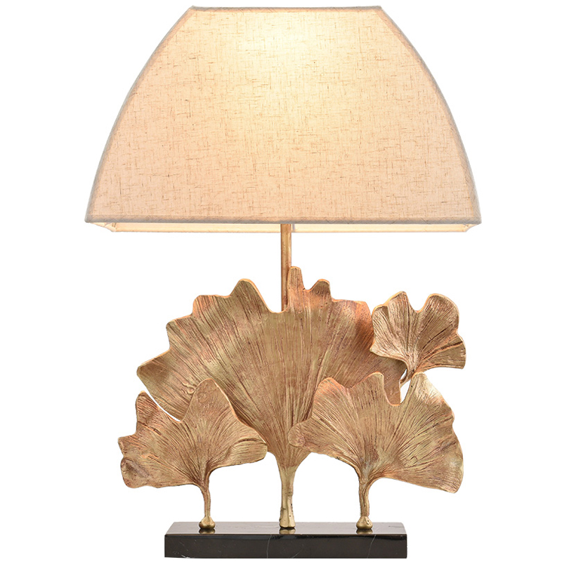 Настольная лампа Ginkgo Table lamp Молочный Латунь Черный Настольная лампа Ginkgo Table lamp Молочный Латунь Черный в Барнауле | Loft Concept
