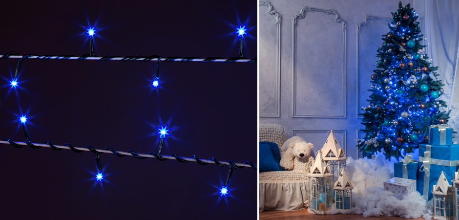 Интерьерная Гирлянда Синие диоды - Loft-Concept в Барнауле