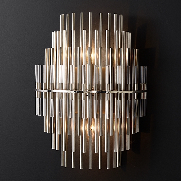 Бра Restoration Hardware Emile Sconce Chrome Прозрачный Латунь Античная полированная Оловянный Бра Restoration Hardware Emile Sconce Chrome Прозрачный Латунь Античная полированная Оловянный в Барнауле | Loft Concept