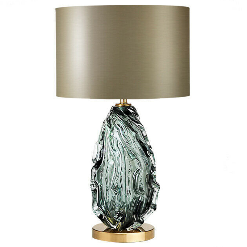 Настольная лампа Boivin Glass Table Lamp Оливковый Бирюзовый Настольная лампа Boivin Glass Table Lamp Оливковый Бирюзовый в Барнауле | Loft Concept
