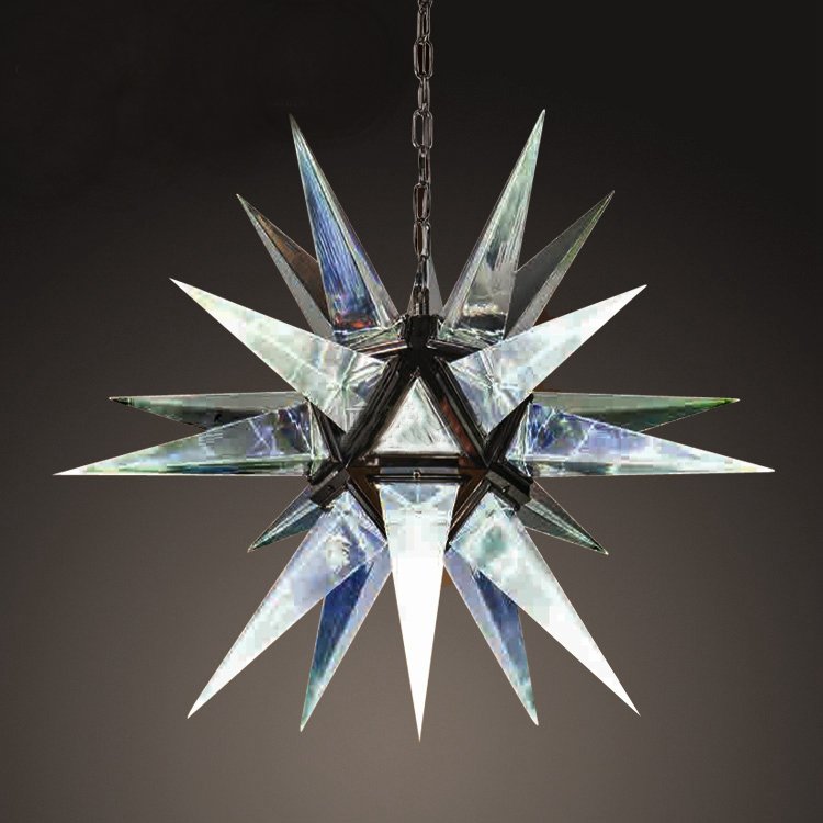 Люстра Rock Сrystal Star Chandelier GOLD Черный Люстра Rock Сrystal Star Chandelier GOLD Черный в Барнауле | Loft Concept