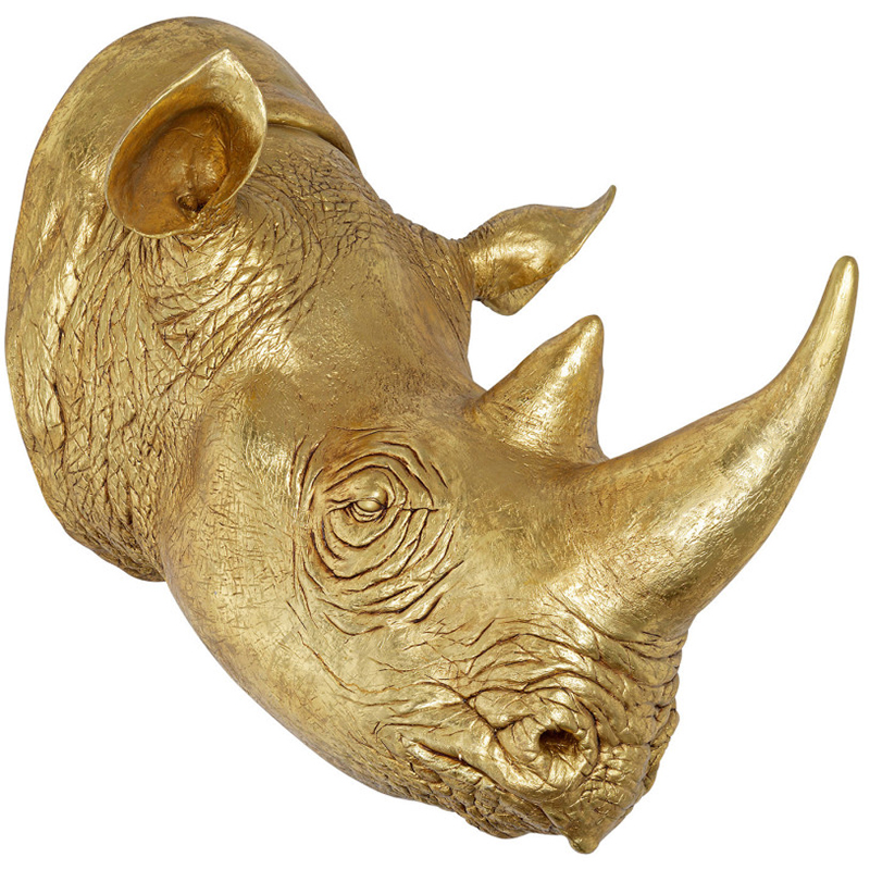 Аксессуар на стену Golden Rhino Золотой Аксессуар на стену Golden Rhino Золотой в Барнауле | Loft Concept