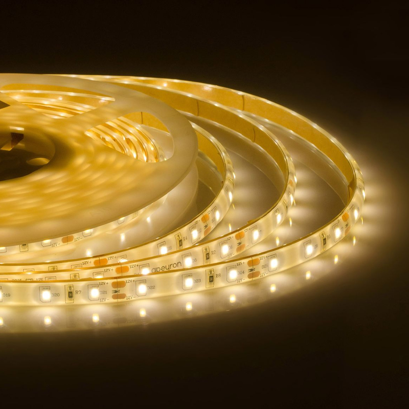 Светодиодная влагозащищенная лента 6W/m 60LED/m 2835SMD теплый белый 5M Белый Светодиодная влагозащищенная лента 6W/m 60LED/m 2835SMD теплый белый 5M Белый в Барнауле | Loft Concept