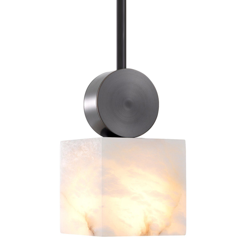 Подвесной светильник Eichholtz Pendant Etruscan Square Bronze Темная бронза Белый Подвесной светильник Eichholtz Pendant Etruscan Square Bronze Темная бронза Белый в Барнауле | Loft Concept