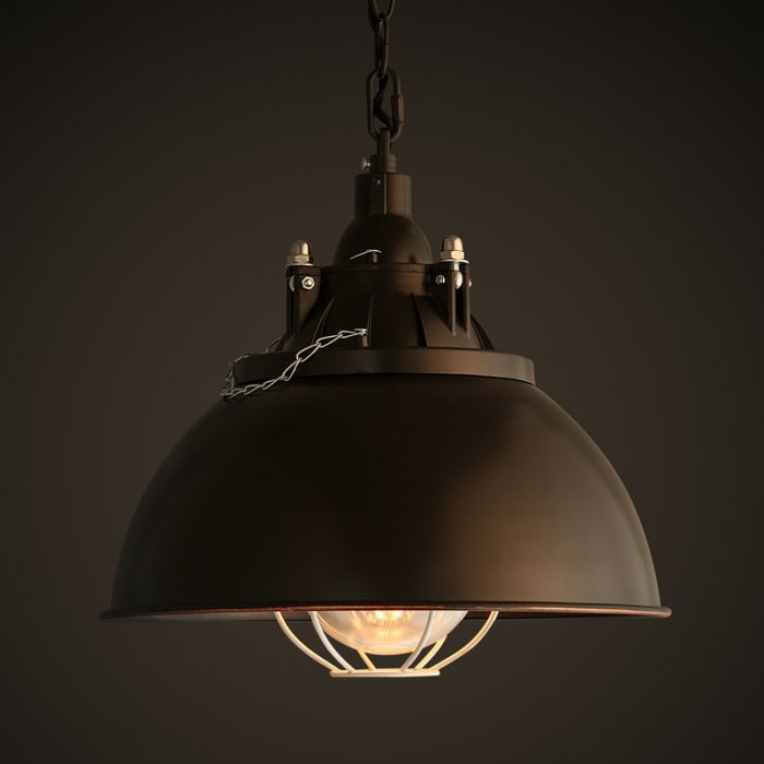 Светильник Loft Industrial Metal Cage Вreamboat Черный Светильник Loft Industrial Metal Cage Вreamboat Черный в Барнауле | Loft Concept