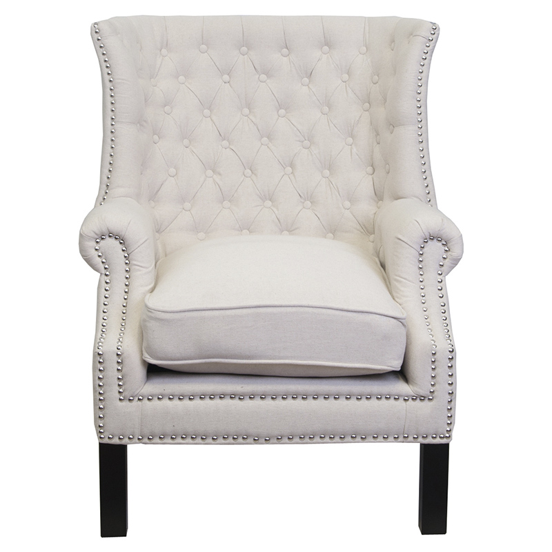 Кресло Charlie Armchair beige flax Светло-бежевый Кресло Charlie Armchair beige flax Светло-бежевый в Барнауле | Loft Concept