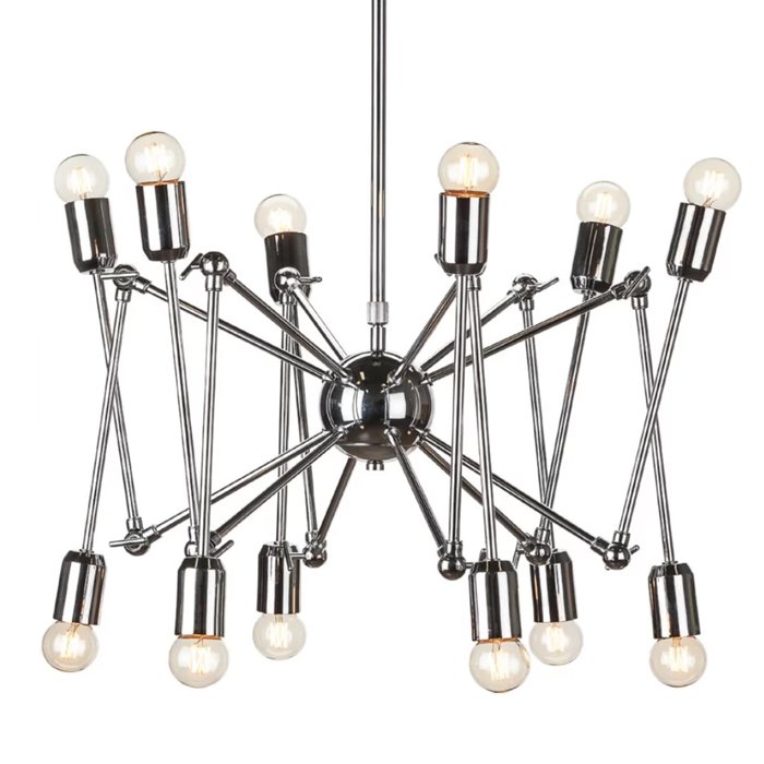 Подвесной светильник LOFT SPUTNIK CHANDELIER SPIDER Silver Серебряный Подвесной светильник LOFT SPUTNIK CHANDELIER SPIDER Silver Серебряный в Барнауле | Loft Concept