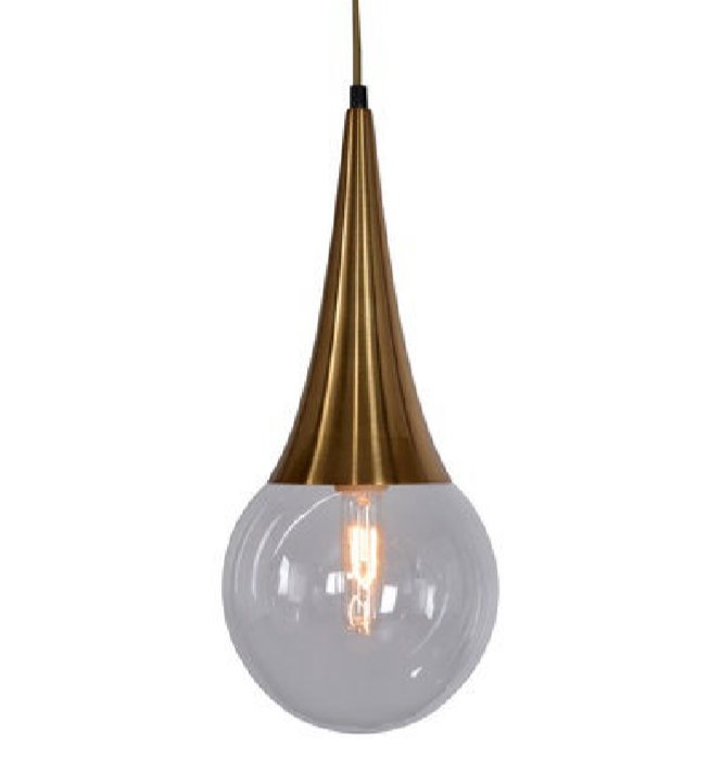 Подвесной светильник Drop Pendant lamp Латунь Античная полированная Подвесной светильник Drop Pendant lamp Латунь Античная полированная в Барнауле | Loft Concept