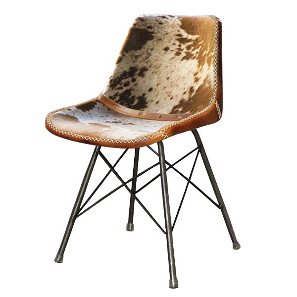 Стул лофт шкура коровы Cowhide Schoolhouse Chair Коричневый Черный Стул лофт шкура коровы Cowhide Schoolhouse Chair Коричневый Черный в Барнауле | Loft Concept