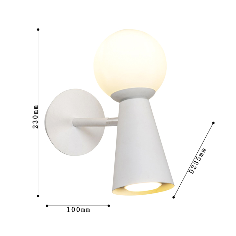 Бра белого цвета KLAXONS в Барнауле