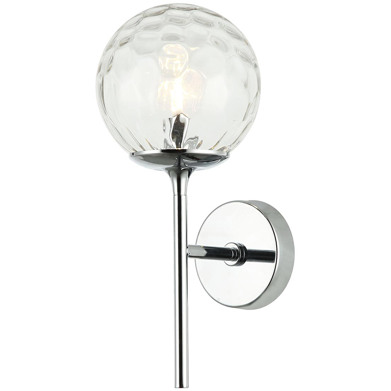 Бра Hartley Wall Lamp Хром Прозрачный Бра Hartley Wall Lamp Хром Прозрачный в Барнауле | Loft Concept
