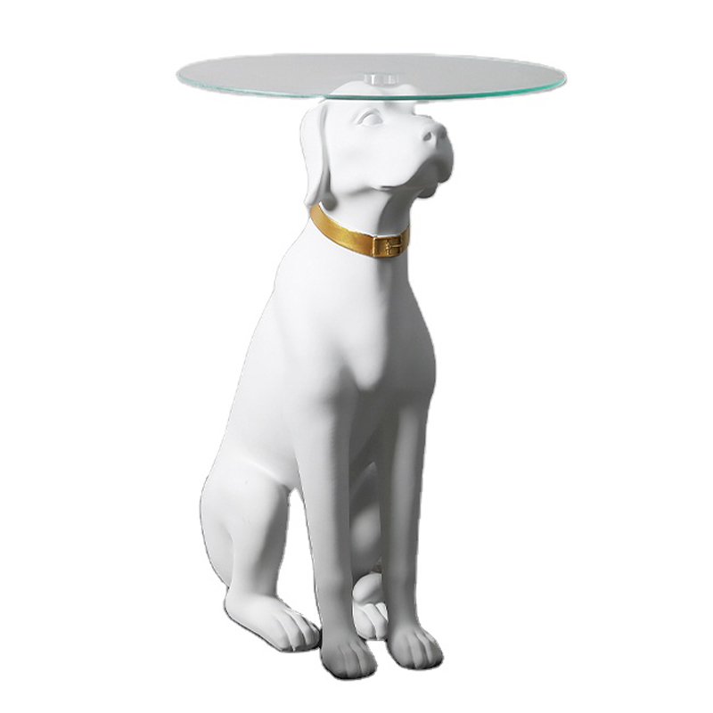 Приставной стол White Dog Table Белый Приставной стол White Dog Table Белый в Барнауле | Loft Concept